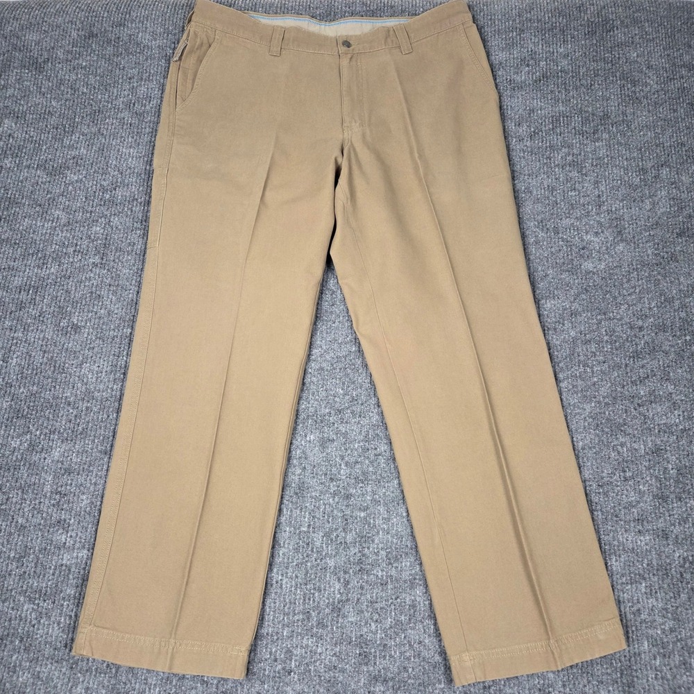 Columbia‎ Sportswear Mens 40x32 Tan Cotton Canvas Utility Work Pants 26370